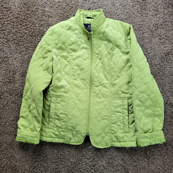 Utex Design green fitted jacket small womans zip up - Picture 1 of 4